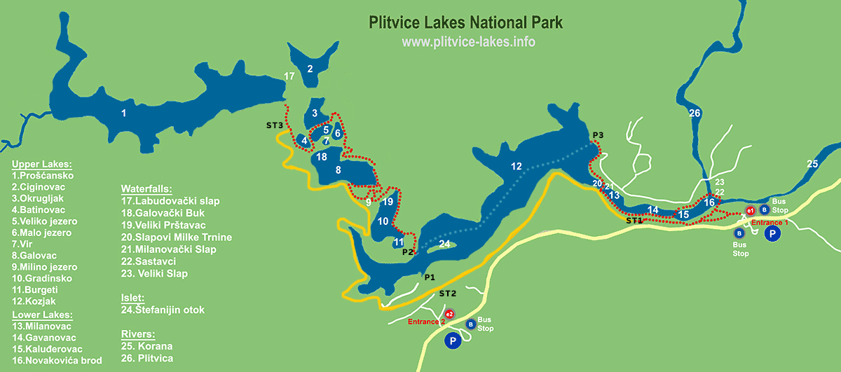 Plitvice Lakes Trail C