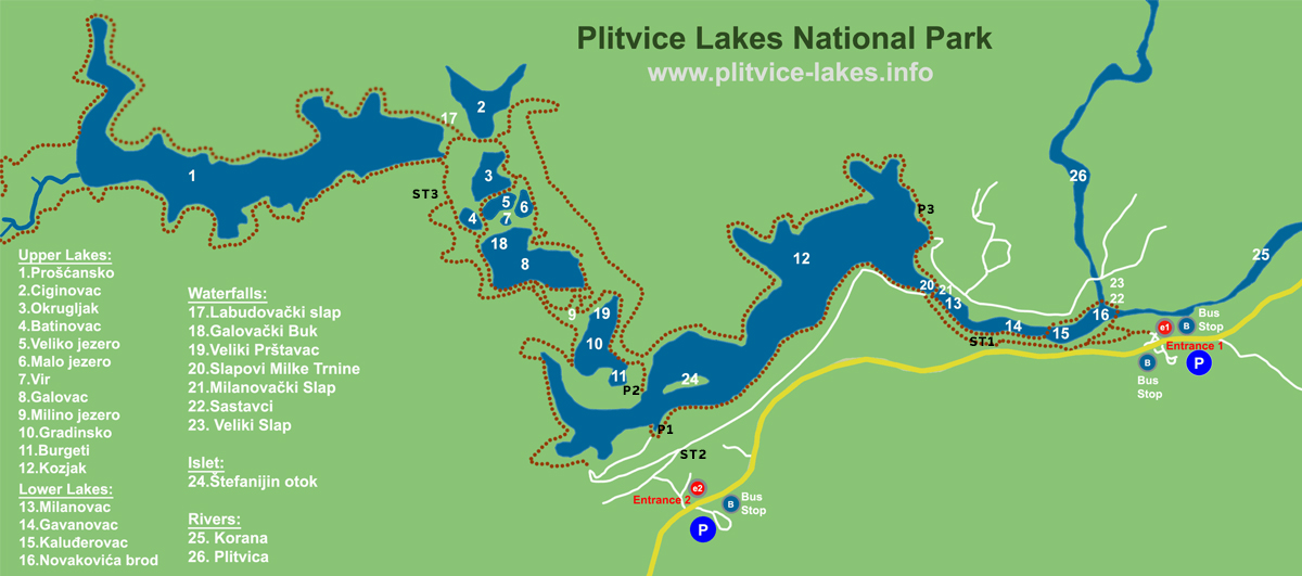 Plitvice Lakes Trail K