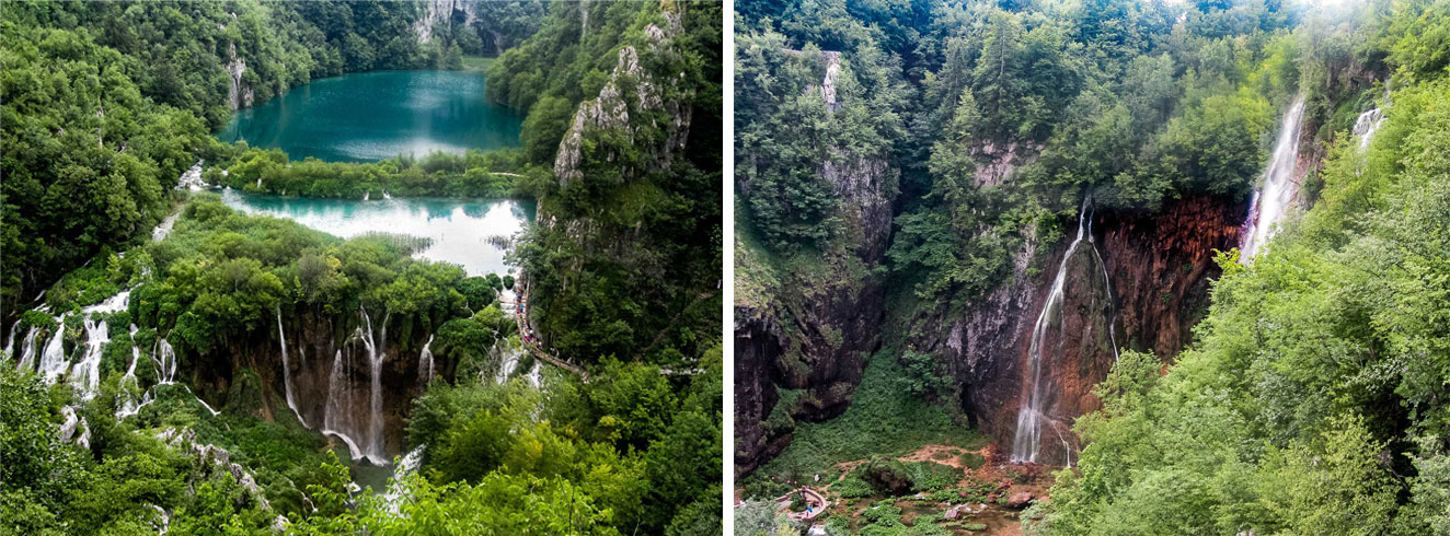 Plitvice Lakes  Veliki Slap viewpoint