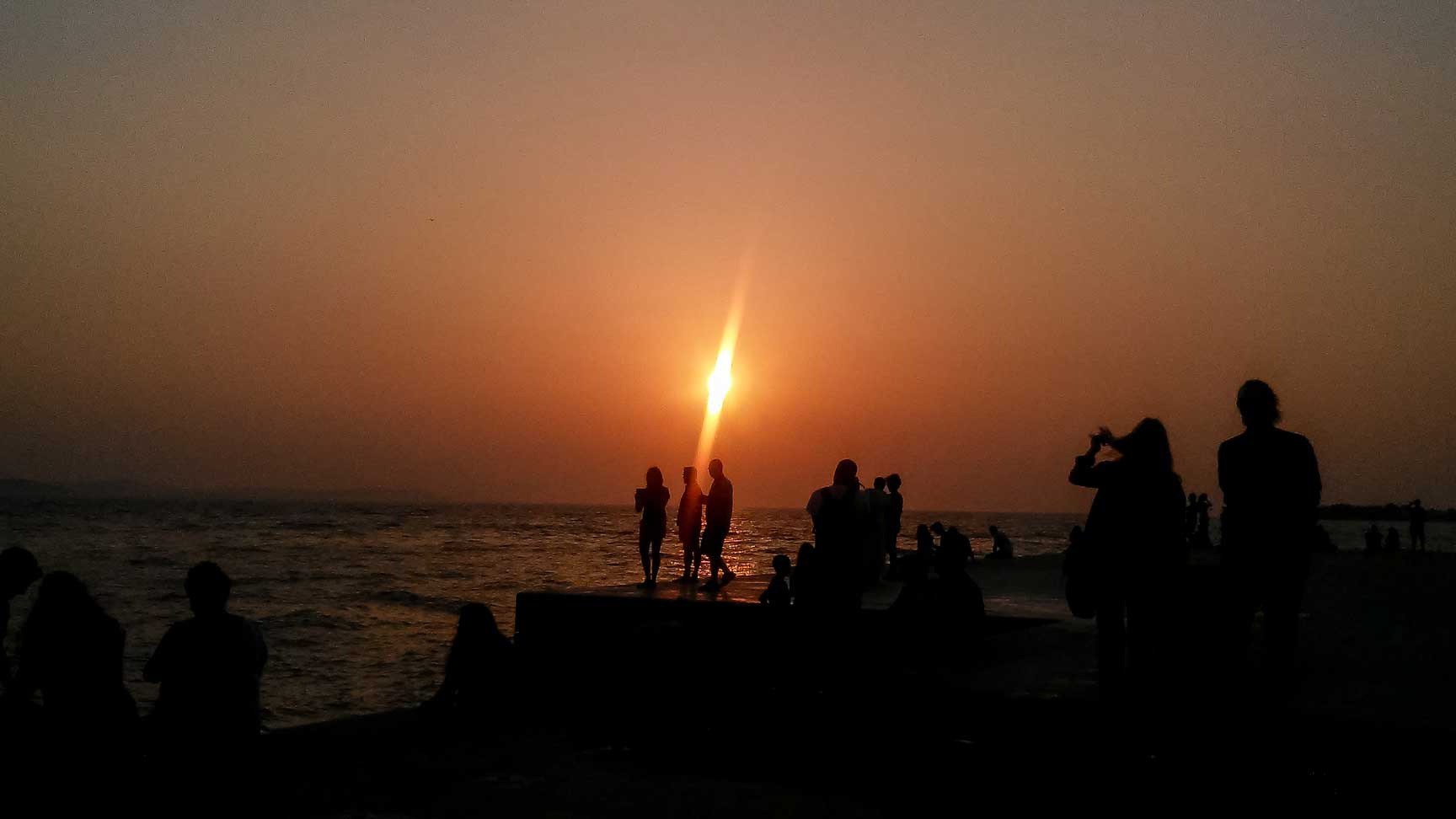 Sunset from Sea Organ Zadar, Croatia