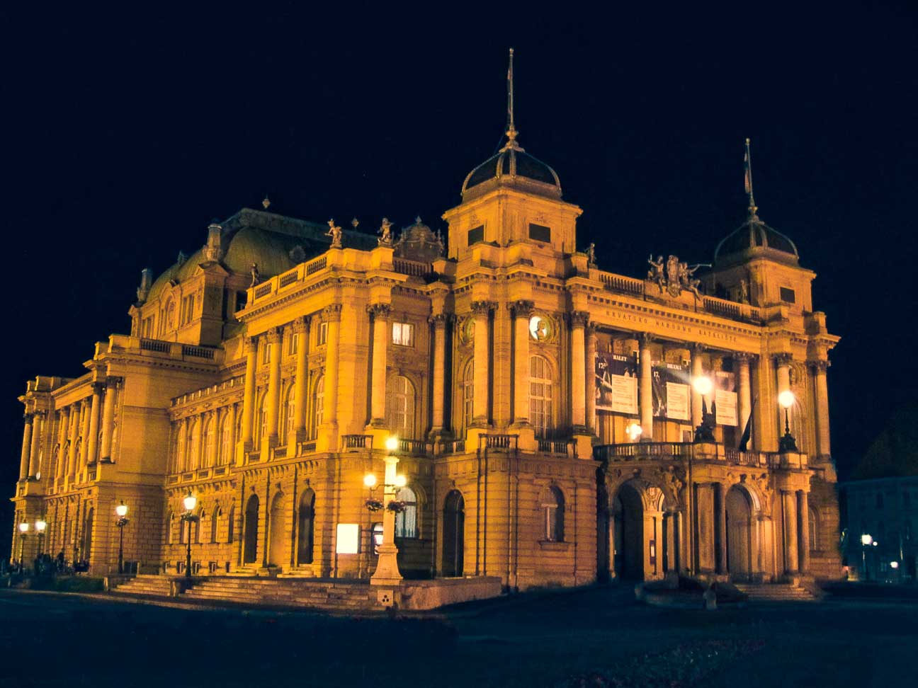 Croatian National Theatre in Zagreb, Croatia