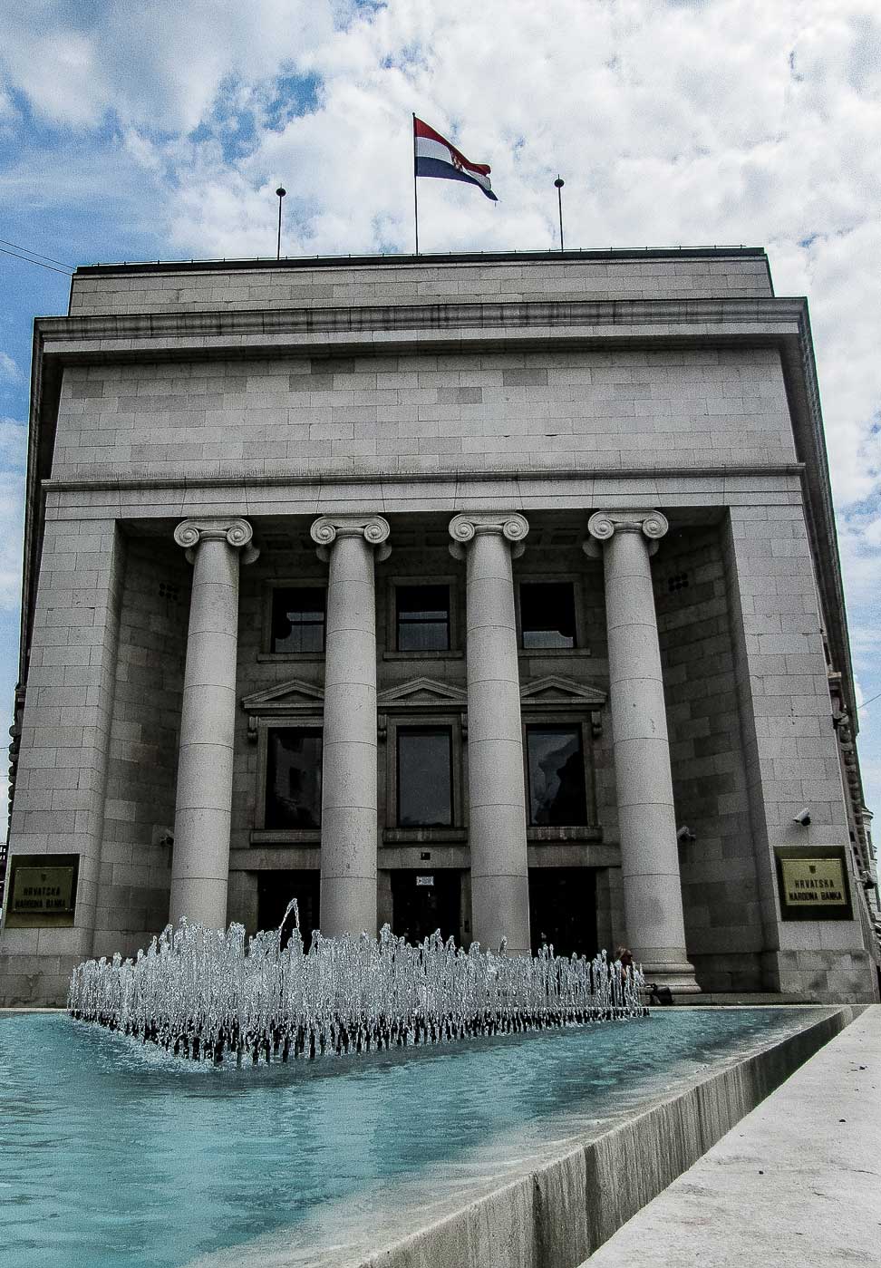 Croatian National Bank in Zagreb, Croatia